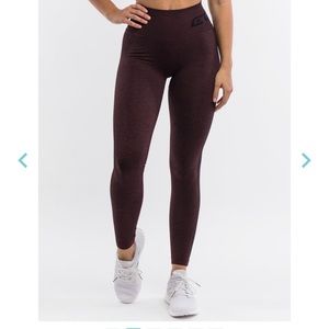 burgundy Echt Arise Scrunch Women's Leggings